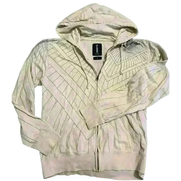 Billabong men’s hoodie off  white size large - Picture 1 of 6